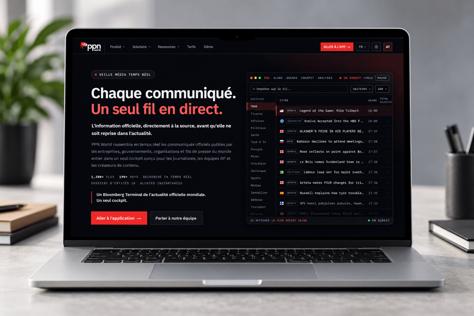PPN World - Real-time media monitoring platform