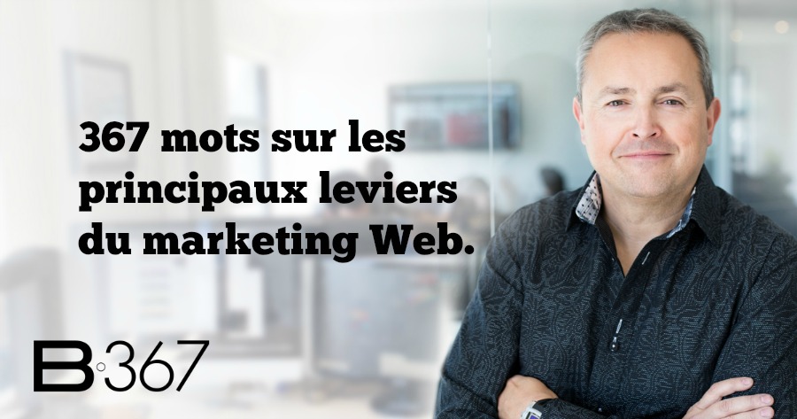 367 mots sur les principaux leviers du marketing Web.